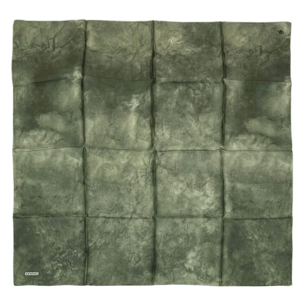 Armine İpek Eşarp Nostalji - 8333-04 Yeşil Twill