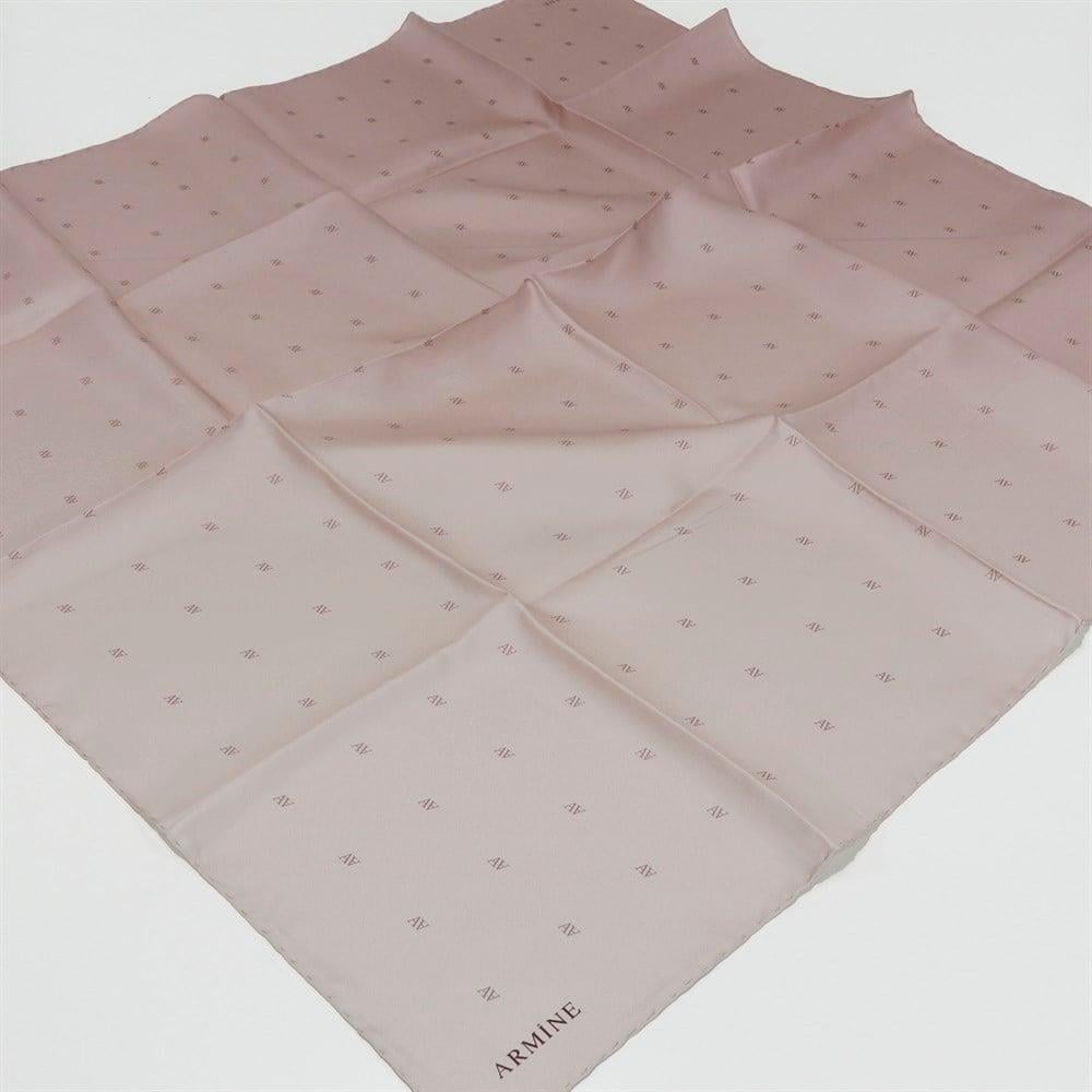 Armine İpek Eşarp Nostalji - 8338-11 Açık Pudra Twill
