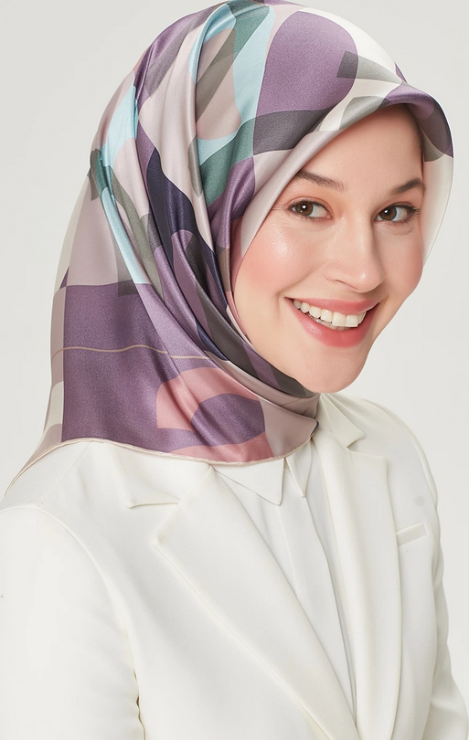 Armine İpek Eşarp Nostalji - 8526-39 Gül Kurusu Twill