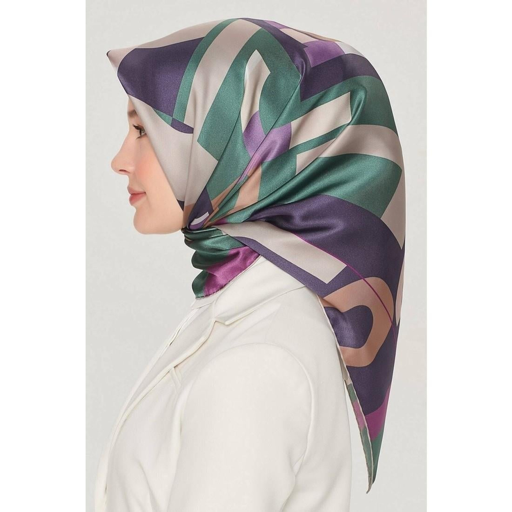 Armine İpek Eşarp Nostalji - 8526-86 Zümrüt Twill