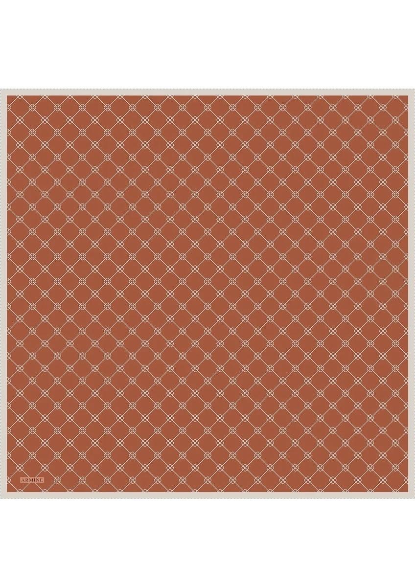 Armine İpek Eşarp Nostalji - 8555-18 Kiremit Twill