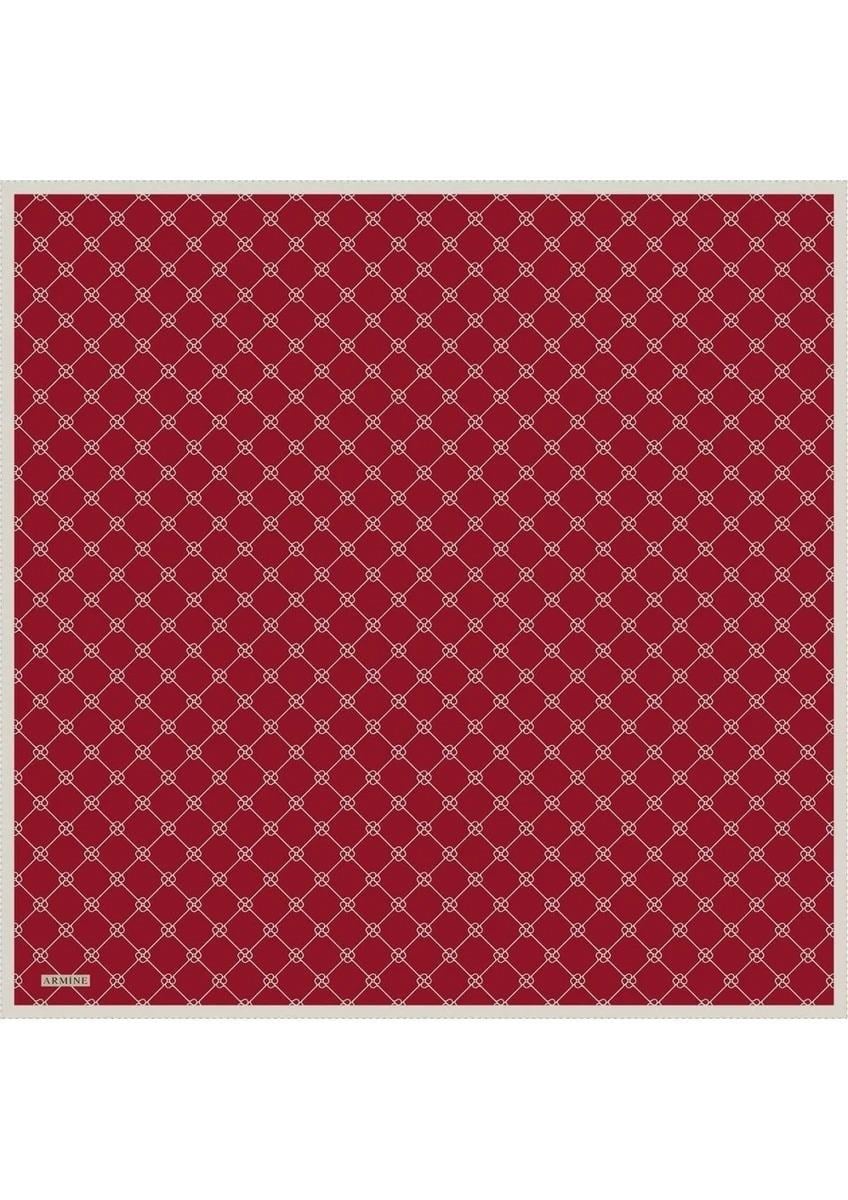 Armine İpek Eşarp Nostalji - 8555-19 Kırmızı Twill