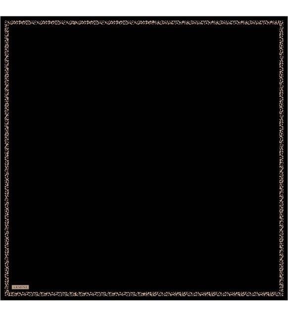 Armine İpek Eşarp Nostalji - 8660-02 Siyah Twill