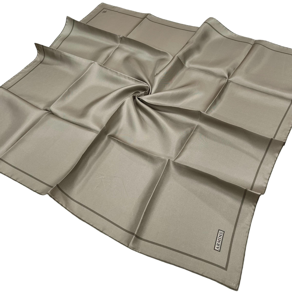 Armine İpek Eşarp Nostalji - 8668-08 Vizon Twill