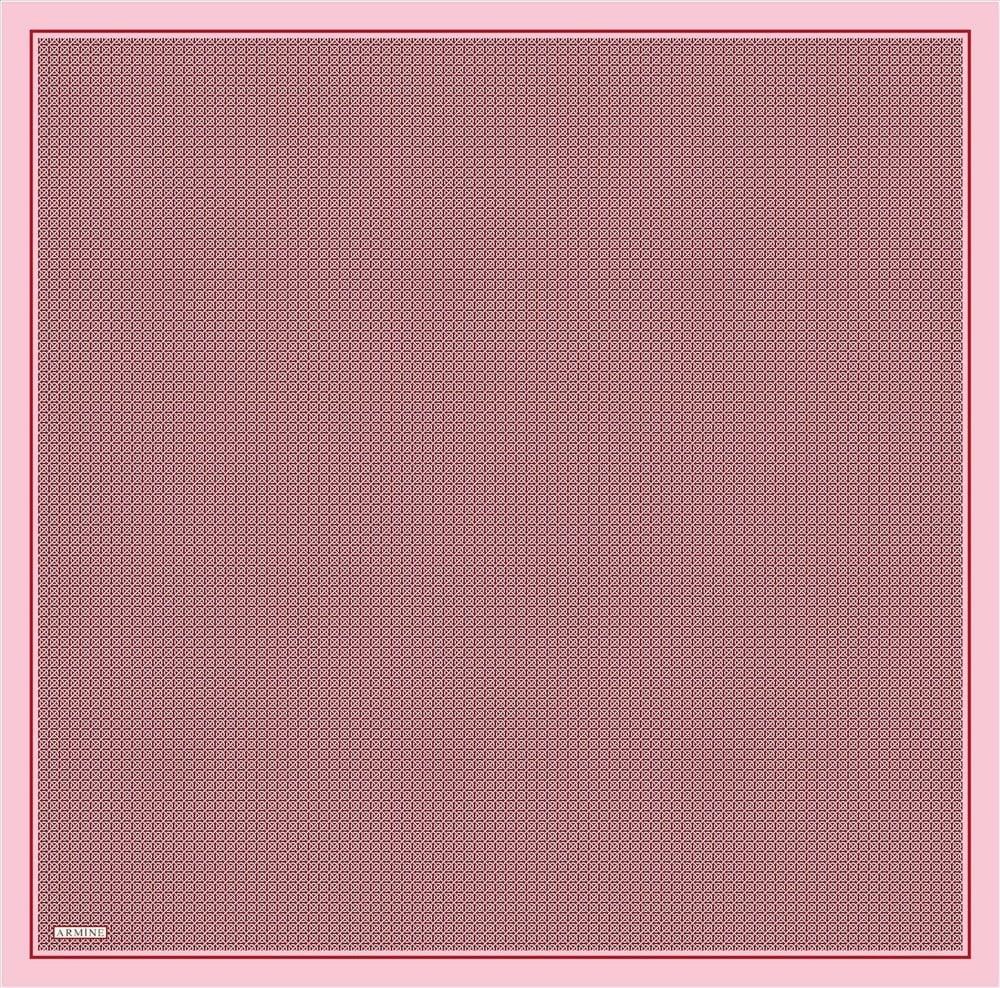 Armine İpek Eşarp Nostalji - 8733-31 Pudra Kırmızı Twill