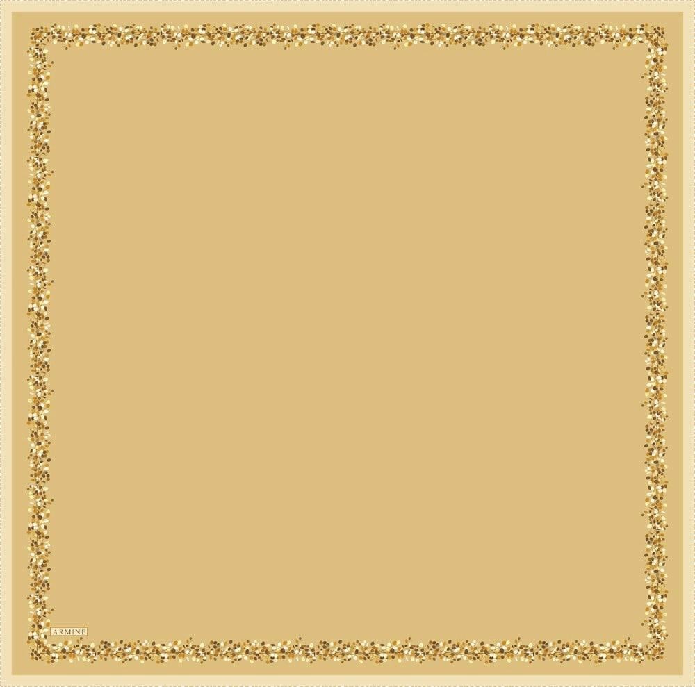 Armine İpek Eşarp Nostalji - 8765-12 Gold Twill