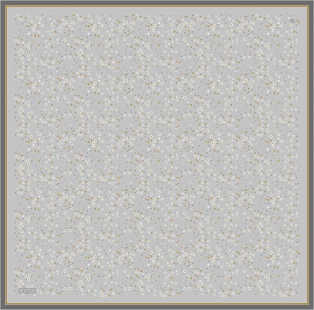 Armine İpek Eşarp Nostalji - 8900-52 Gri Twill