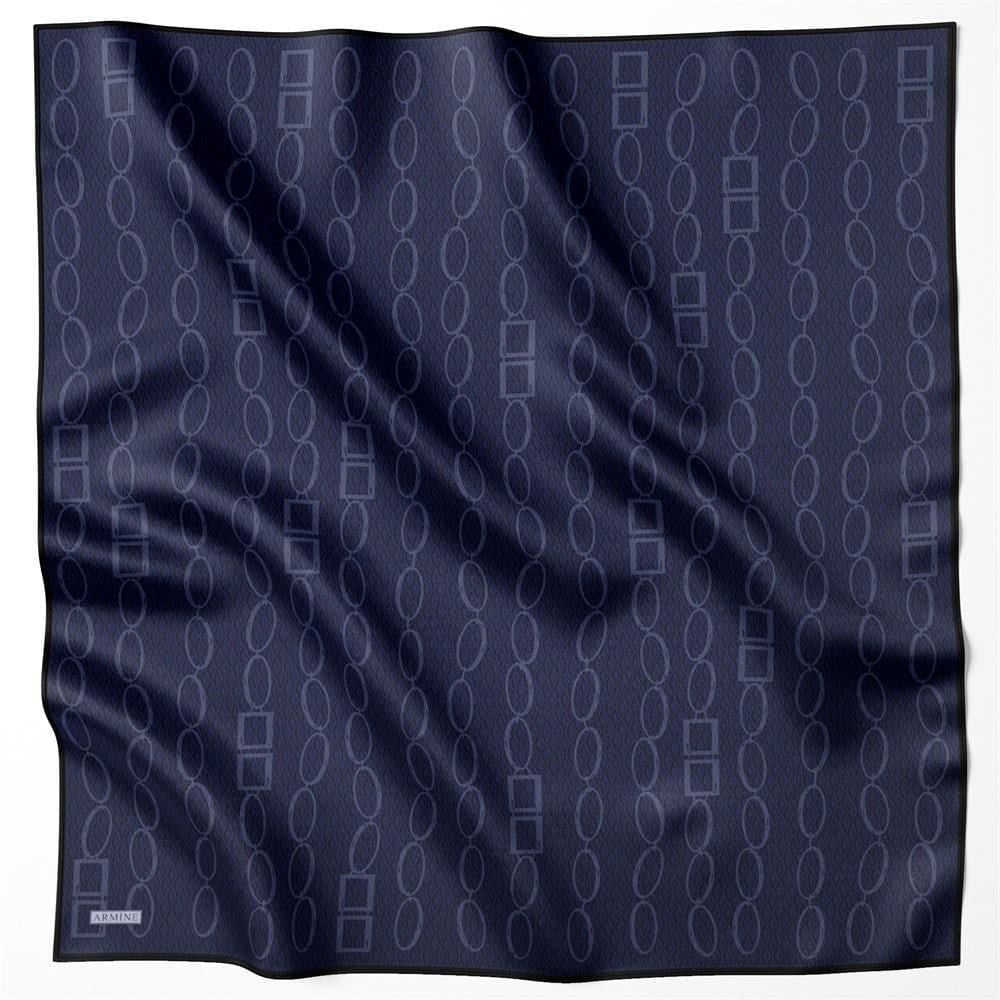Armine İpek Eşarp Nostalji - 8925-34 Lacivert Twill