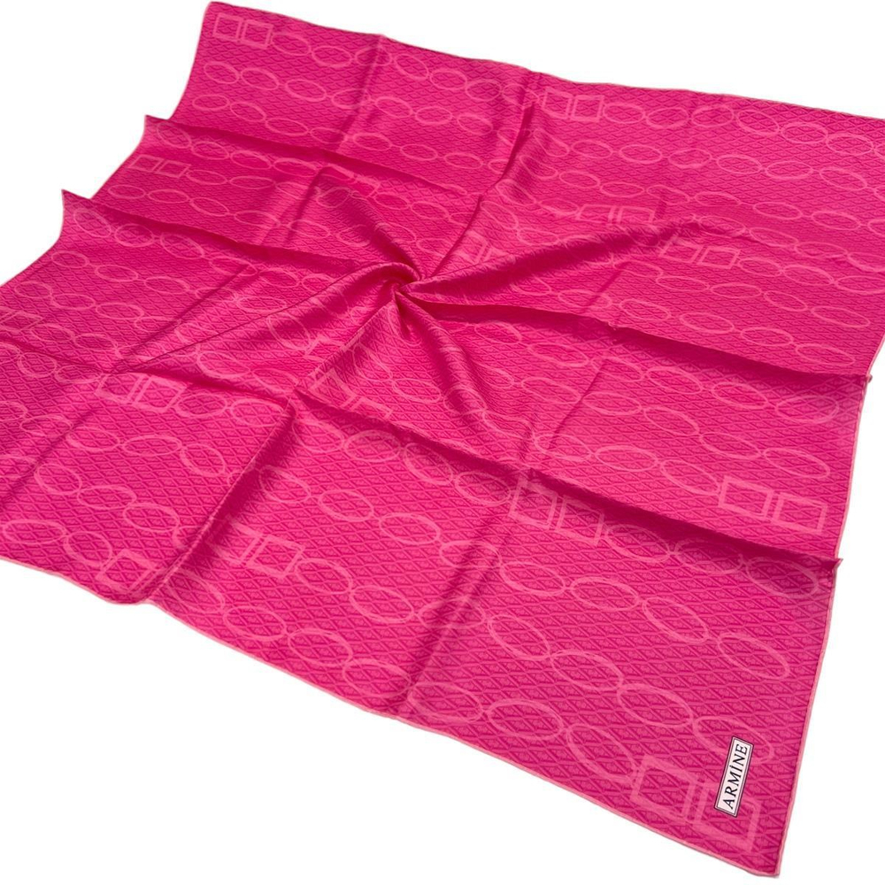 Armine İpek Eşarp Nostalji - 8925-44 Fuşya Twill