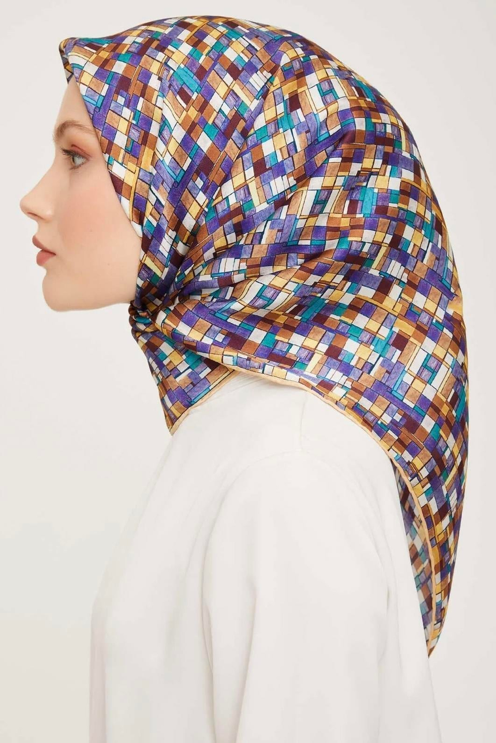 Armine İpek Eşarp Nostalji - 9004-01 Twill