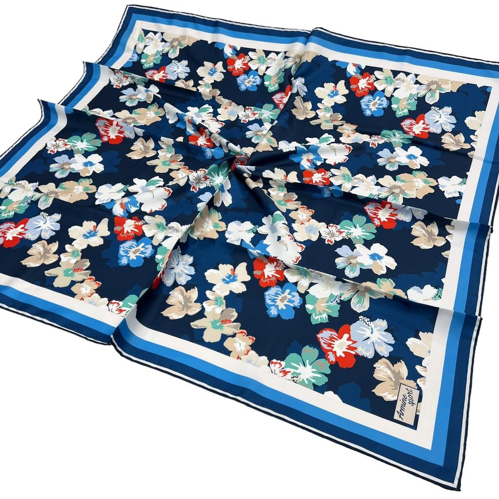 Armine Sport Twill Eşarp - 3229-03 Lacivert