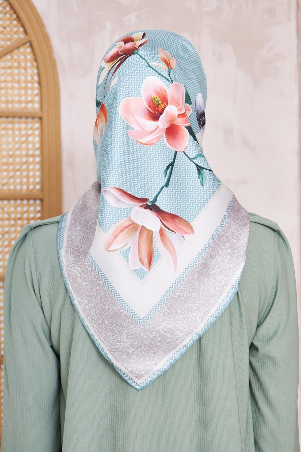 Armine Sport Twill Eşarp - 8532-31 Mint