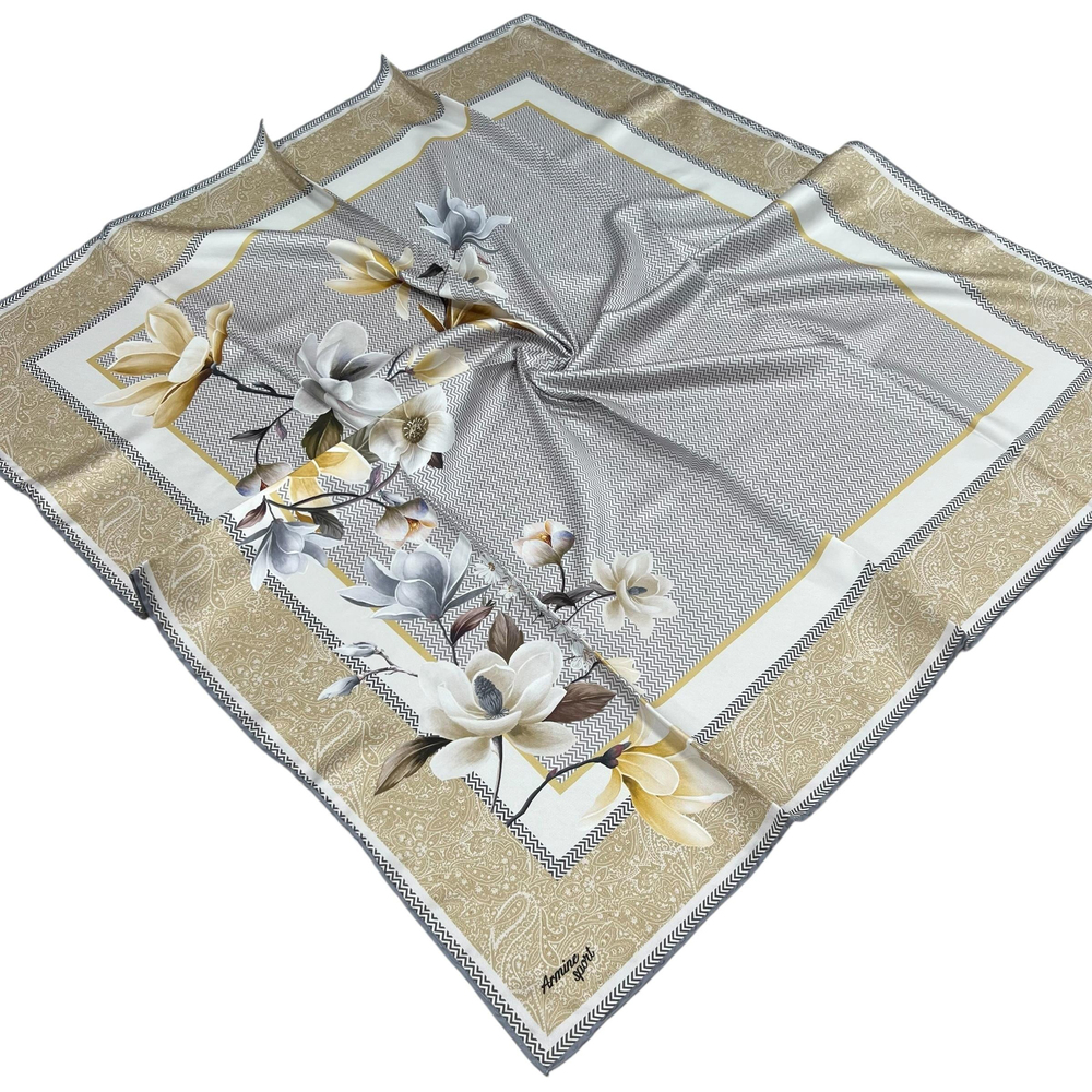 Armine Sport Twill Eşarp - 8532-83 Gold