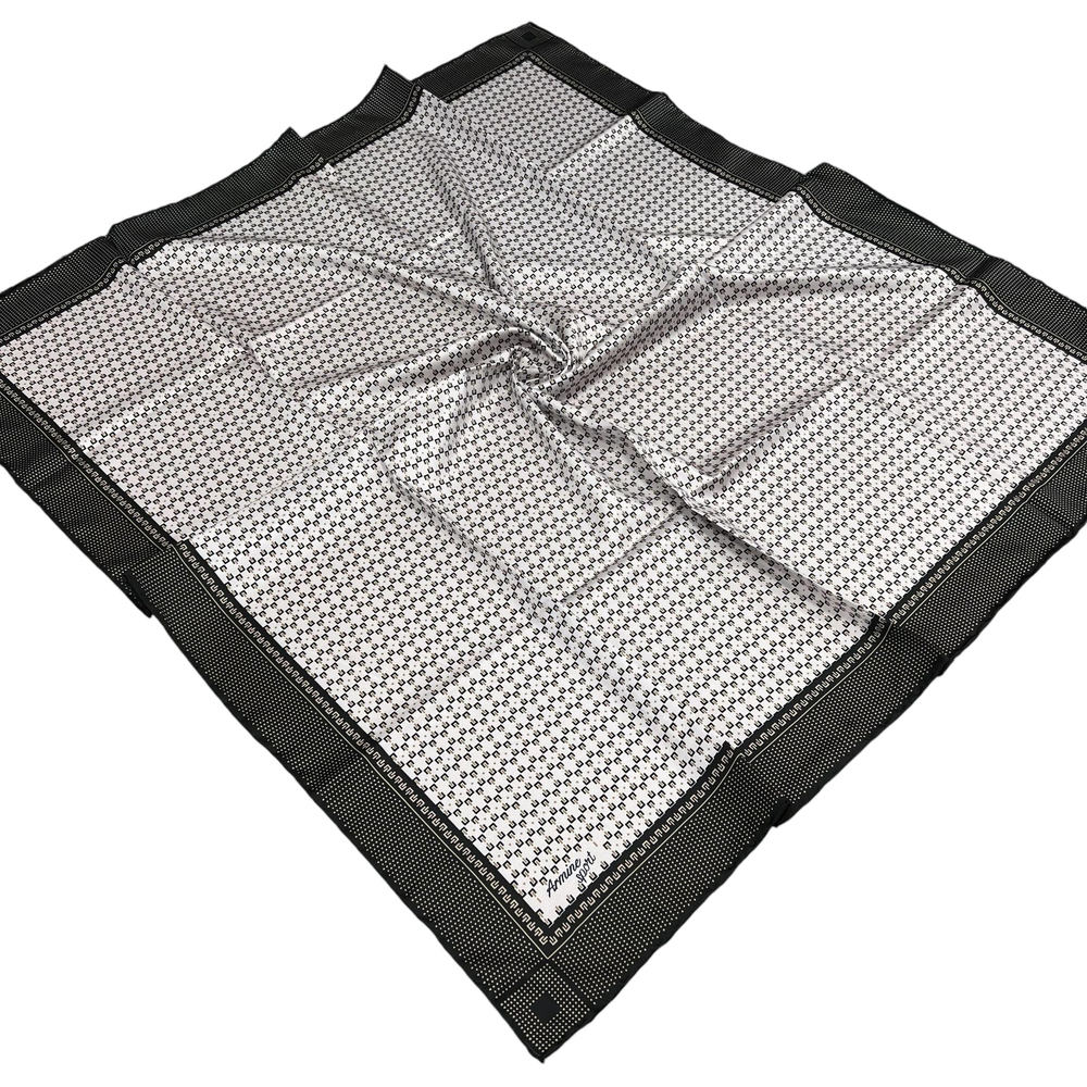 Armine Sport Twill Eşarp - 8556-36 Siyah Bej