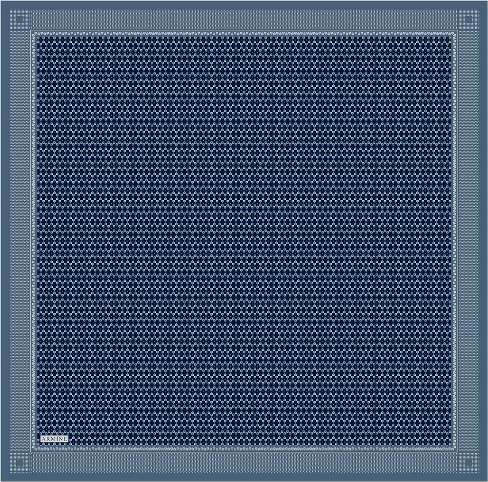 Armine Sport Twill Eşarp - 8556-83 Lacivert