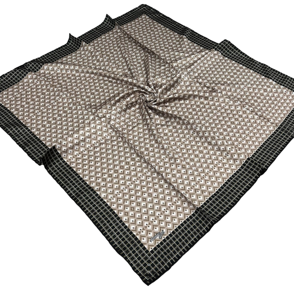 Armine Sport Twill Eşarp - 8557-90 Taş Siyah