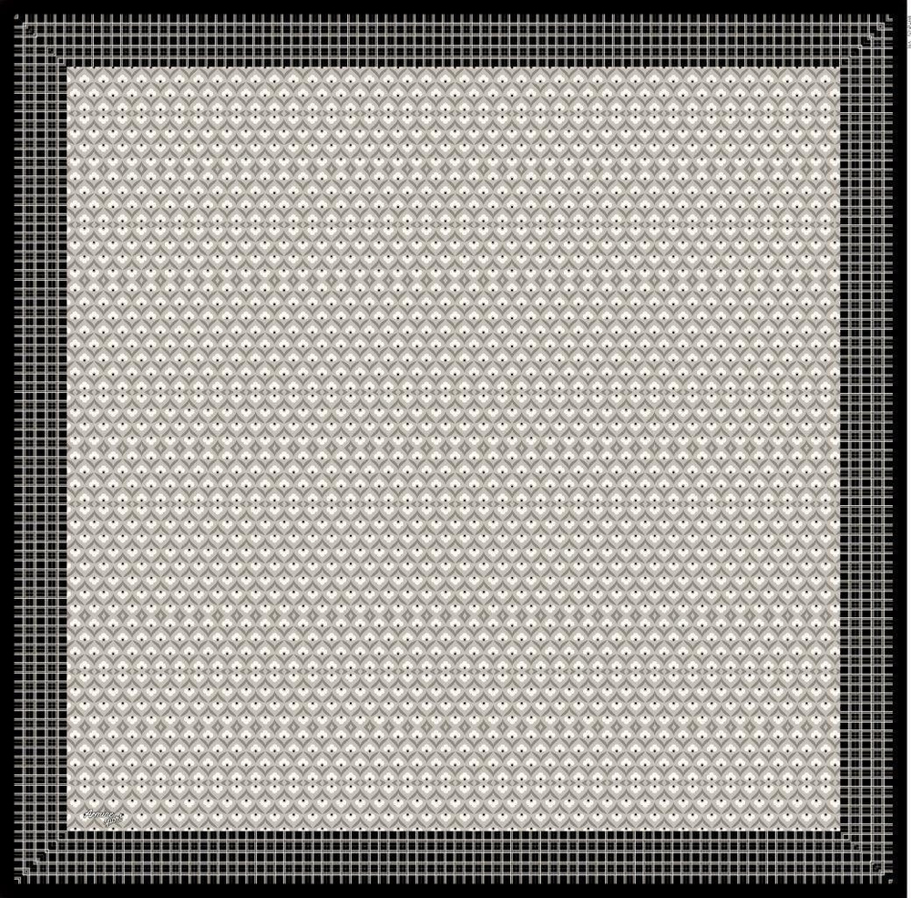 Armine Sport Twill Eşarp - 8557-91 Açık Gri Siyah