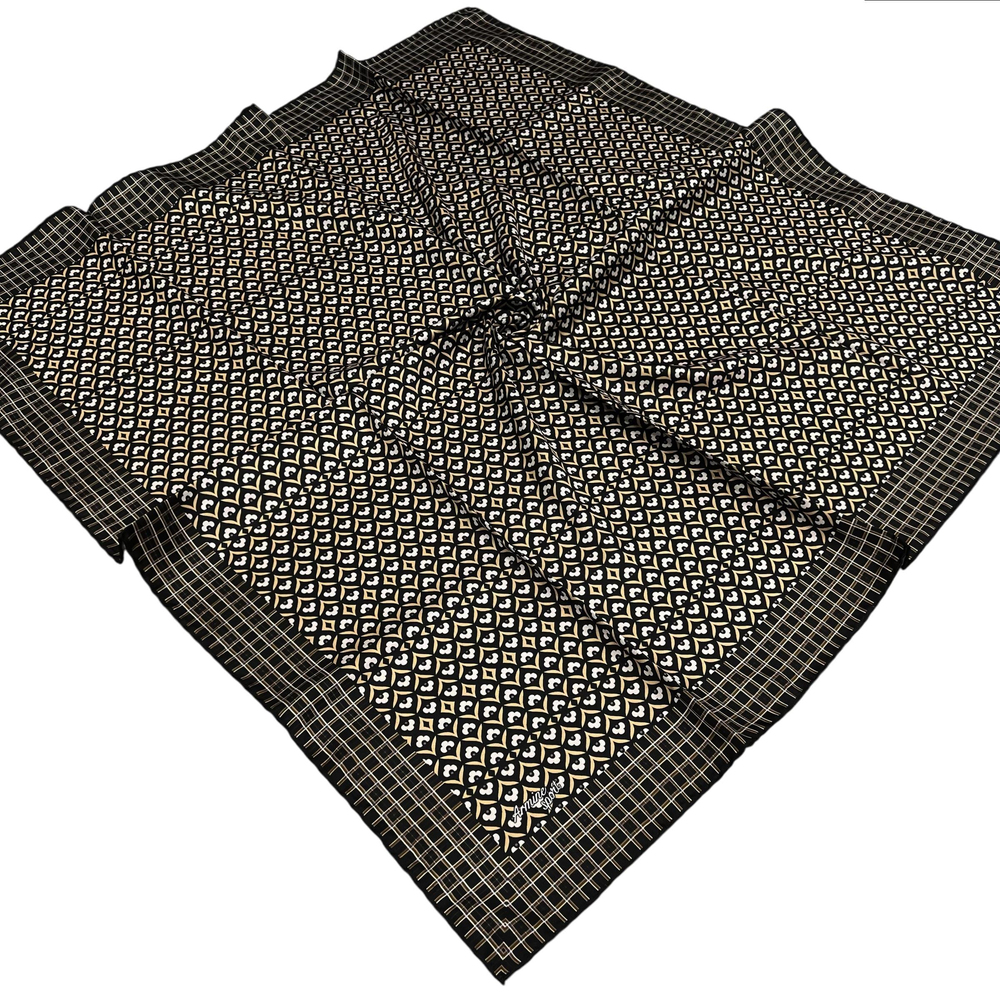Armine Sport Twill Eşarp - 8557-92 Siyah Bej