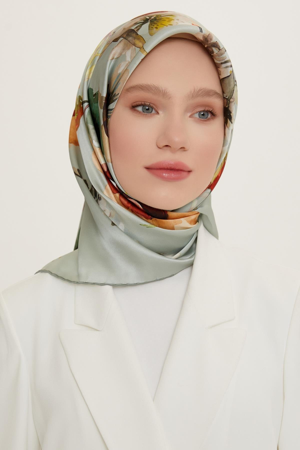 Armine Sport Twill Eşarp - 8723-39 Çağla