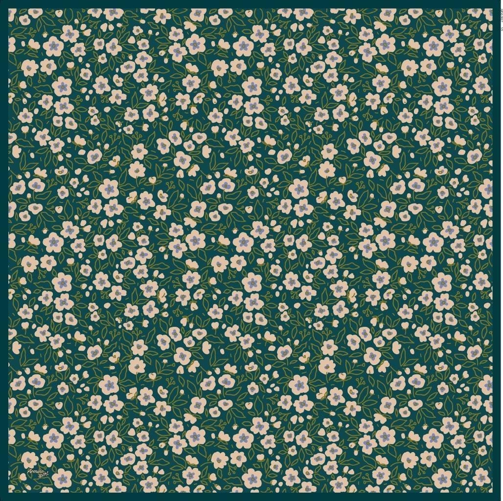Armine Sport Twill Eşarp - 9017-09 Petrol Yeşili