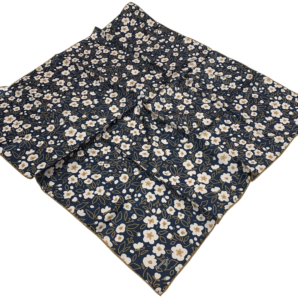 Armine Sport Twill Eşarp - 9017-13 Lacivert