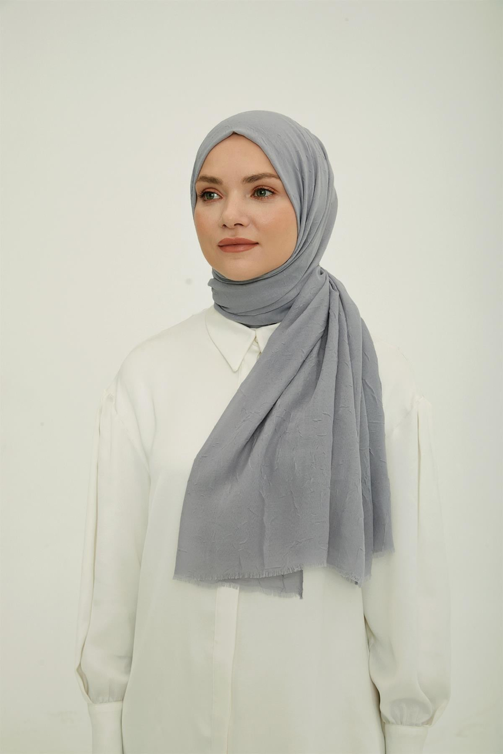 Armine Trend Bambu Şal - Gri 29