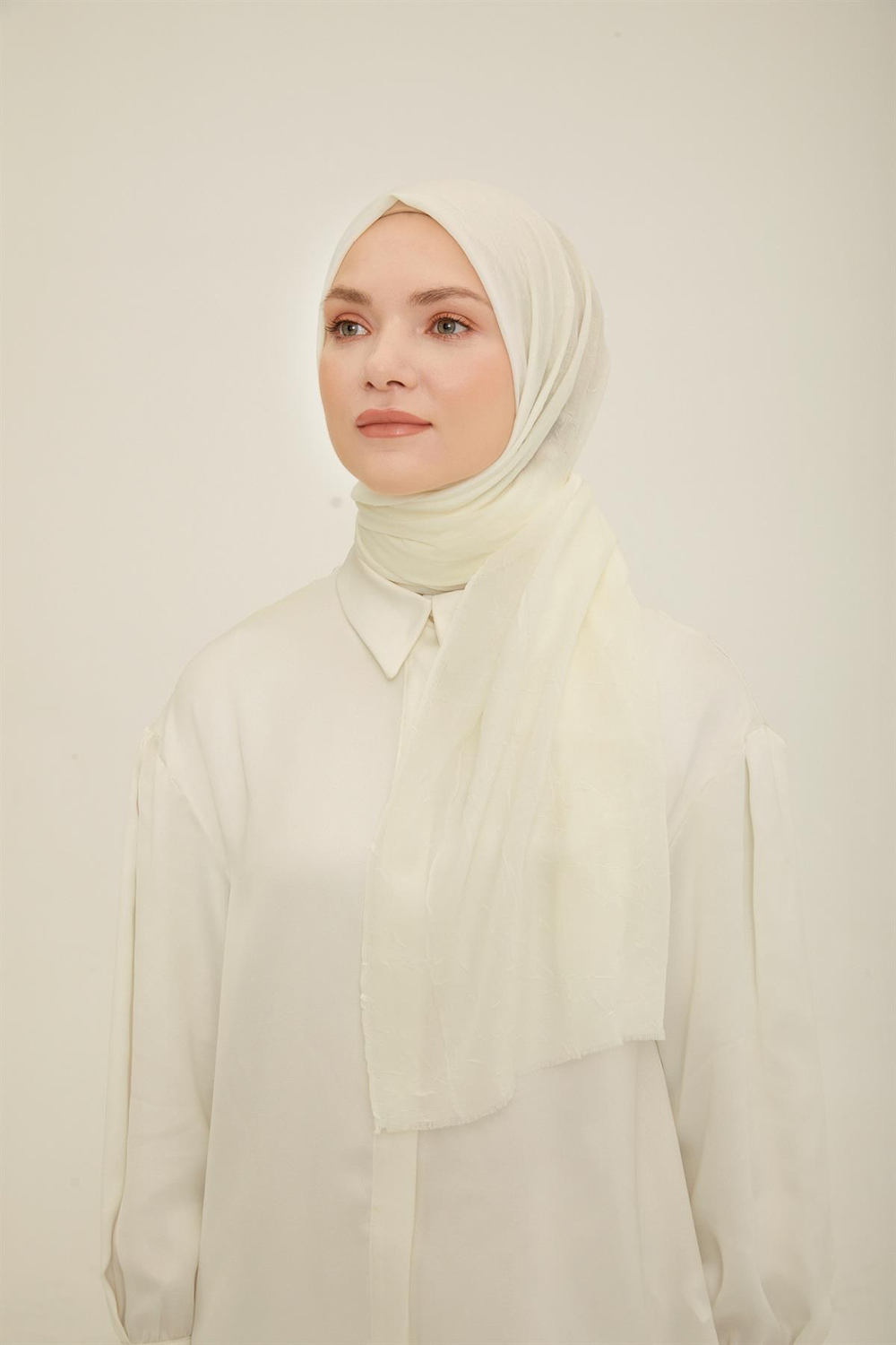Armine Trend Bambu Şal - Krem 01
