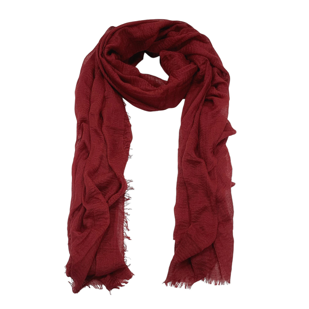 Armine Trend Bürümcük Şal - Bordo 16