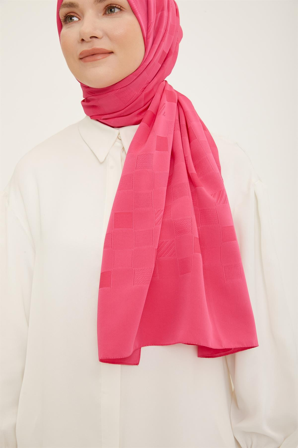 Armine Trend Capri Şal - 3 - Fuşya 14