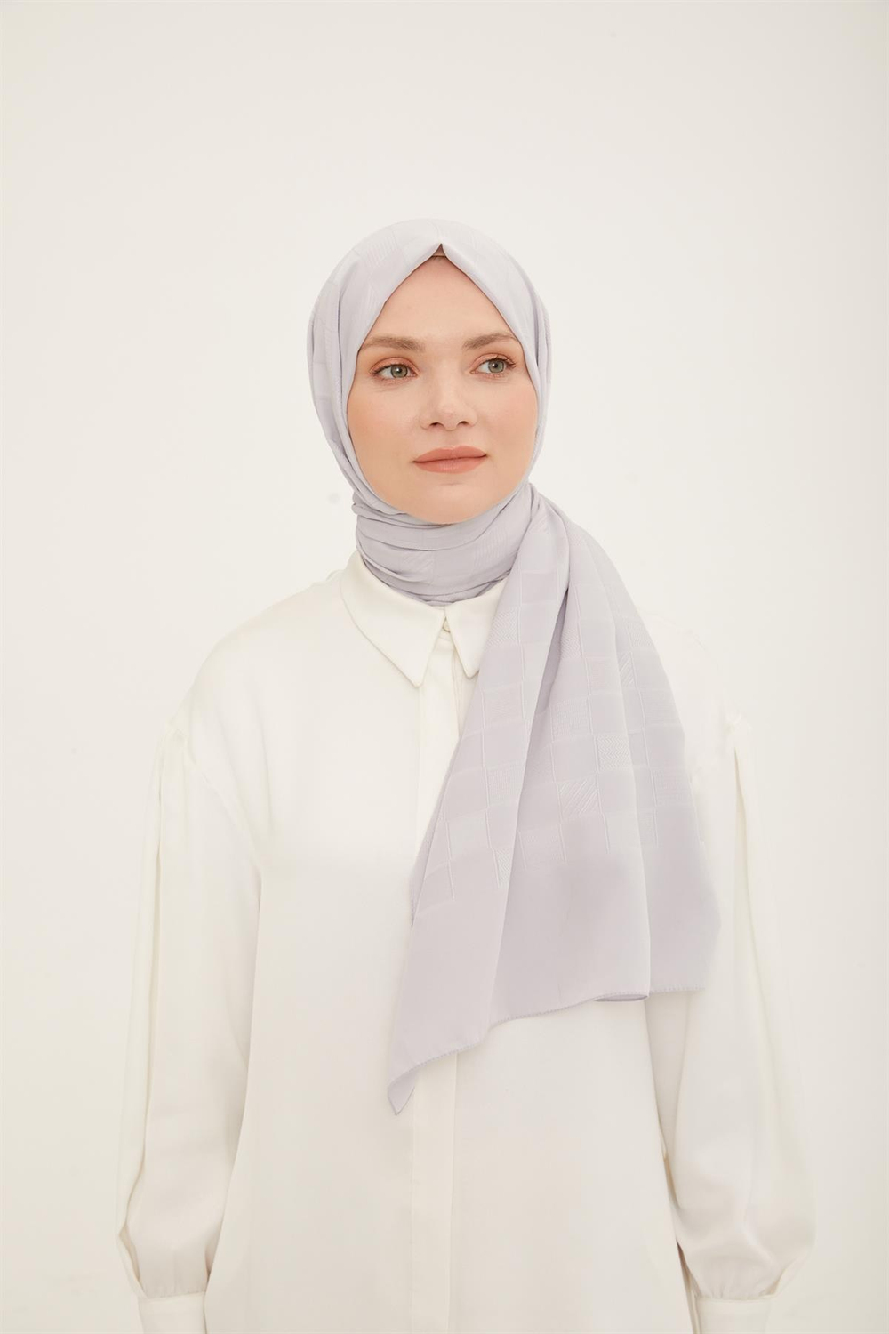 Armine Trend Capri Şal - 3 - Gümüş 03