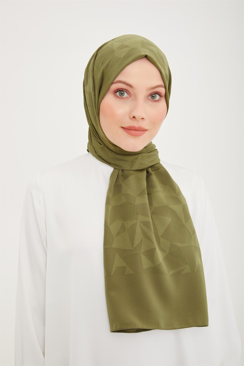 Armine Trend Capri Şal - 7 - Haki 09
