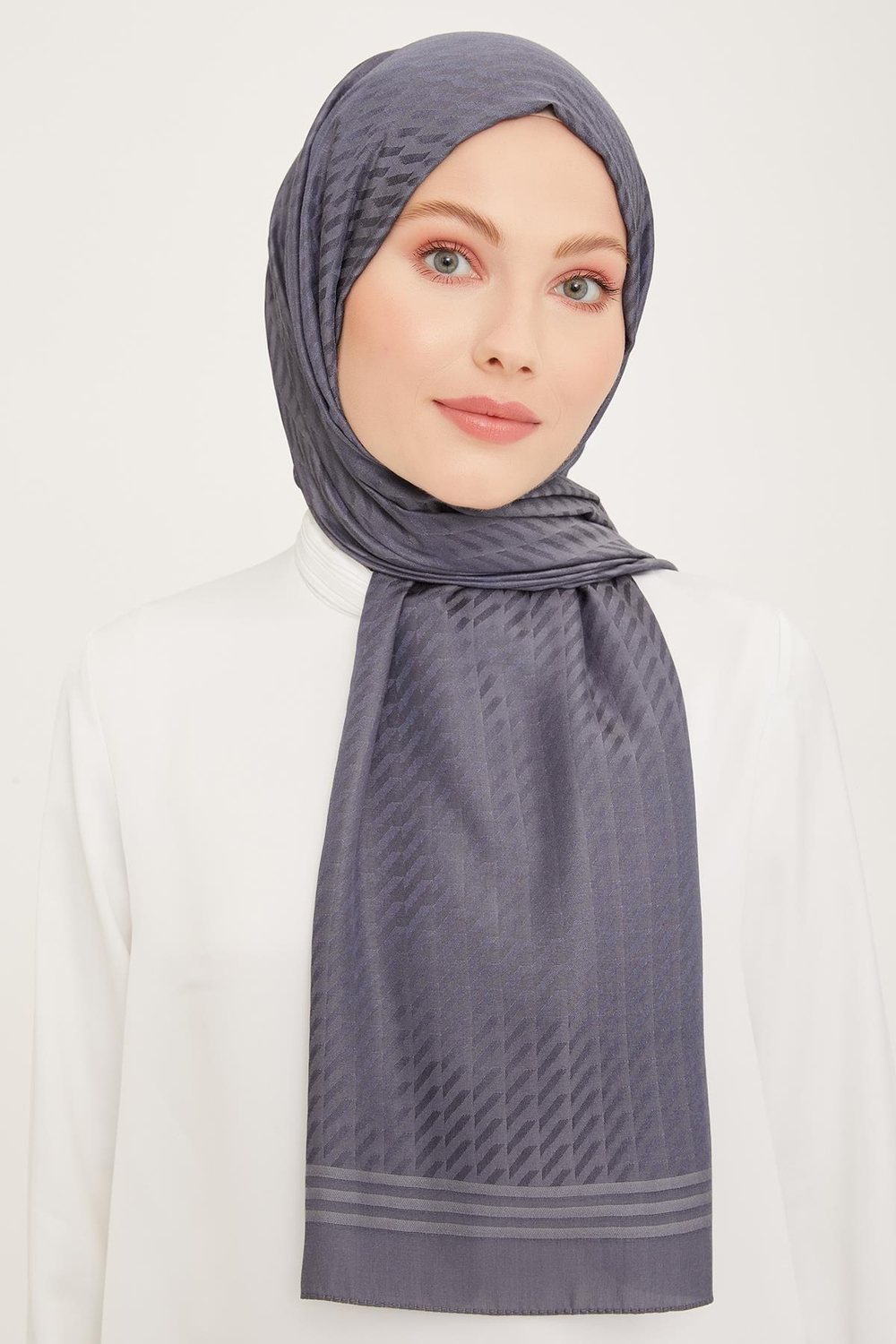 Armine Trend Diamond Şal - 1 - Füme 3332