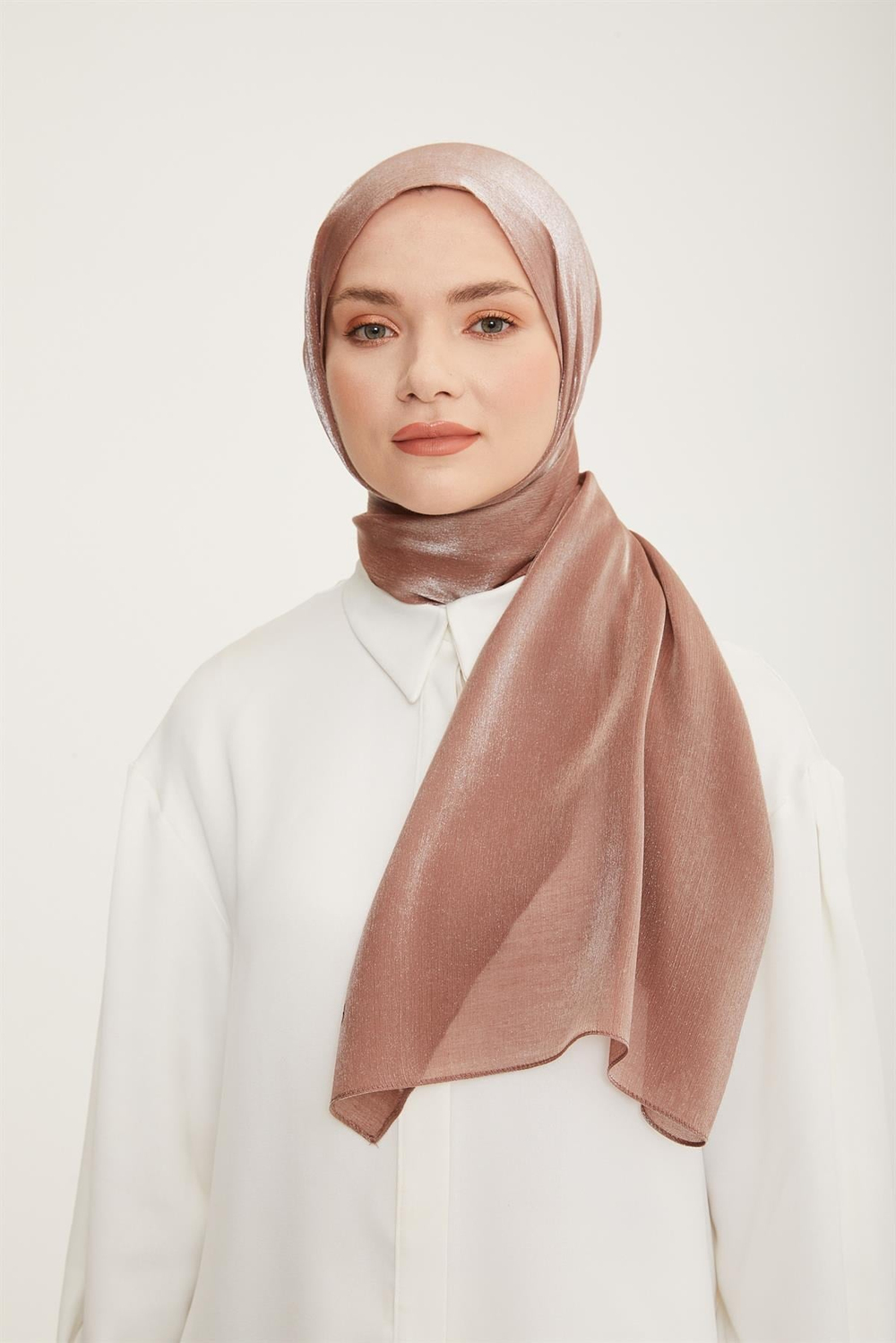 Armine Trend Pearly Şal - 1 - Karamel 23033