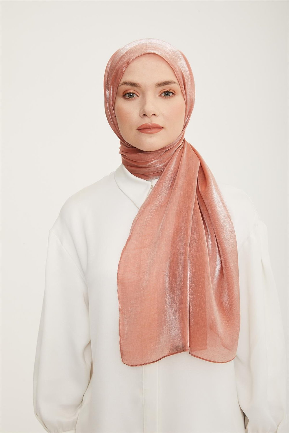 Armine Trend Pearly Şal - 1 - Soğan Kabuğu 23037