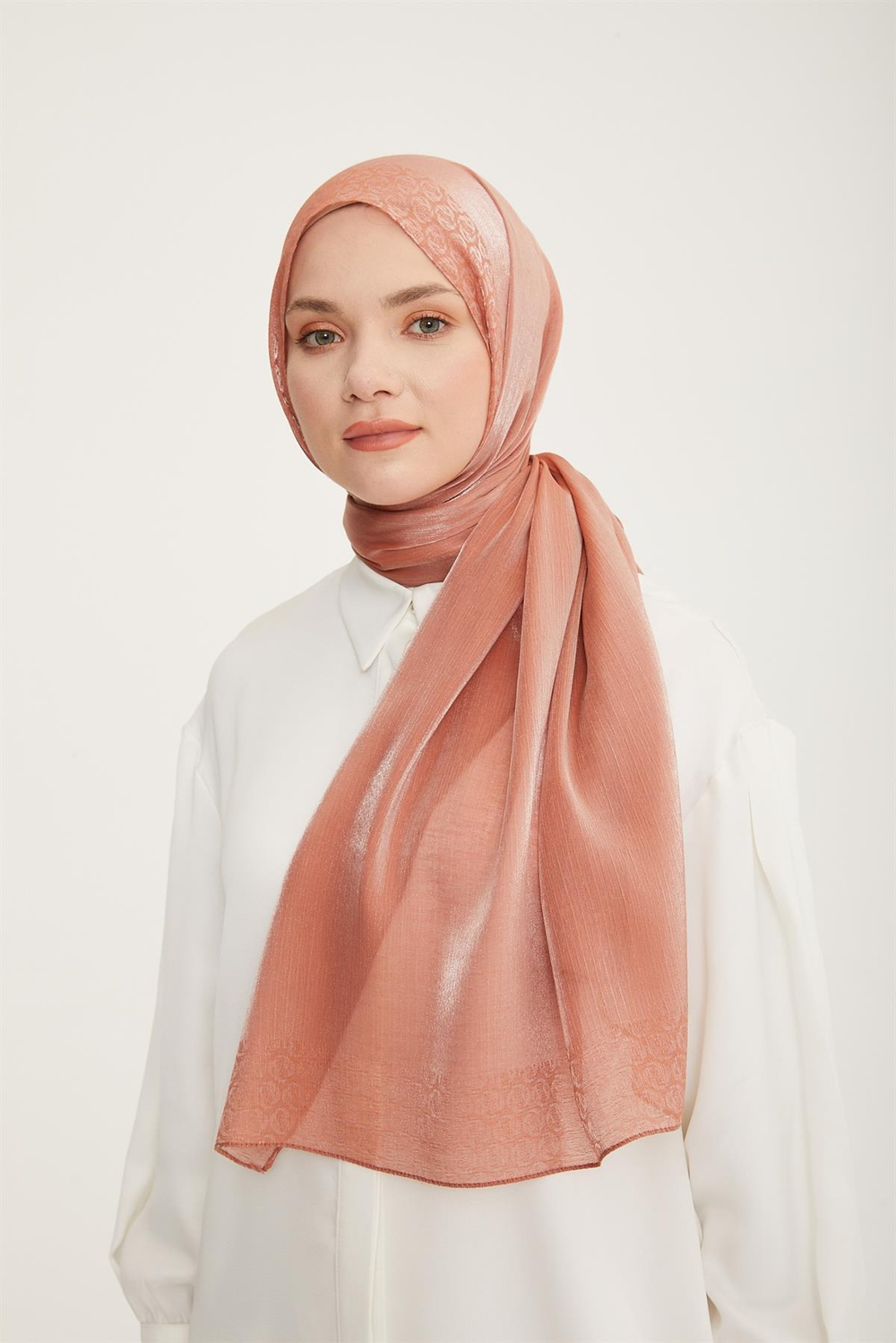 Armine Trend Pearly Şal - 2 - Bakır 23037