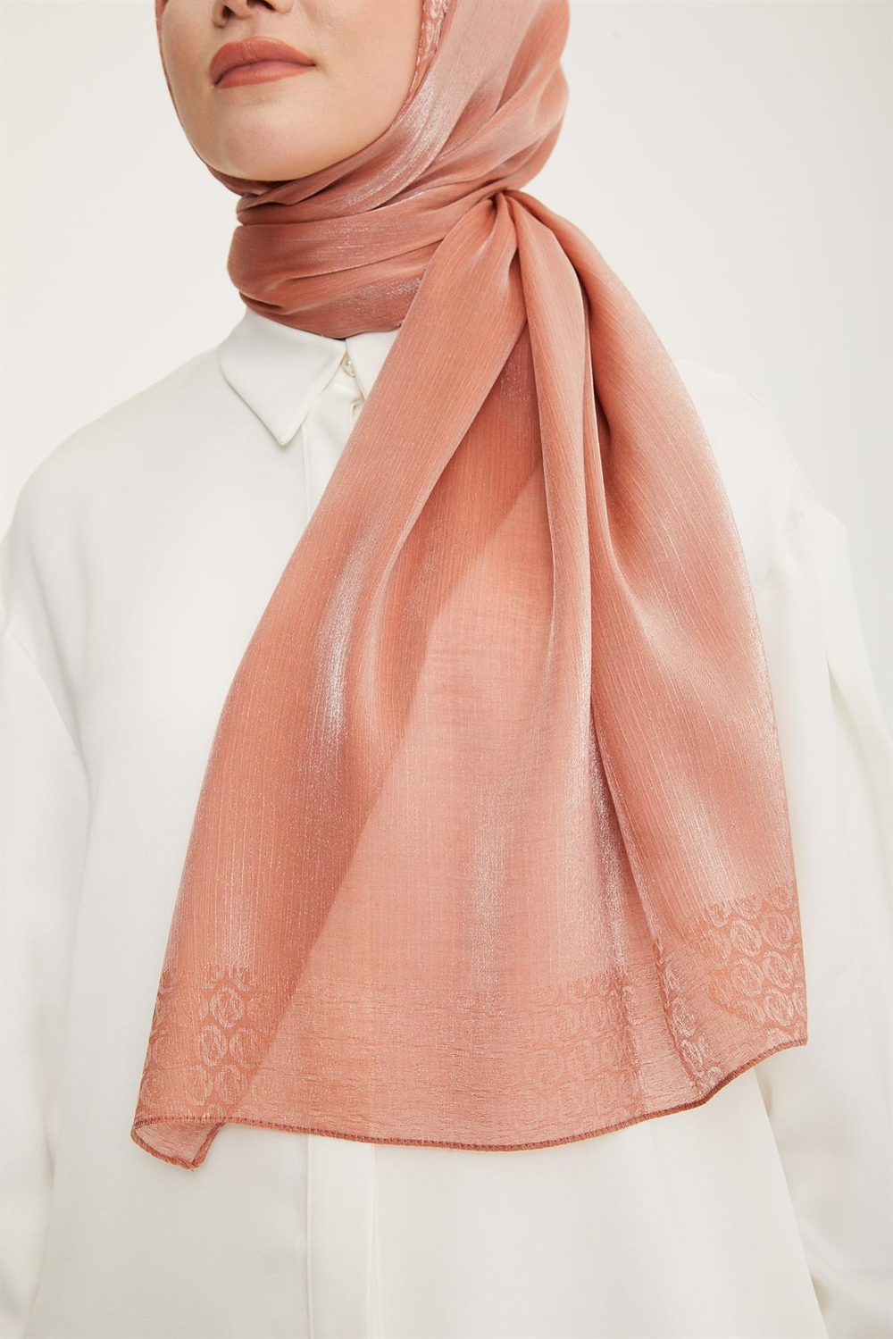 Armine Trend Pearly Şal - 2 - Bakır 23037