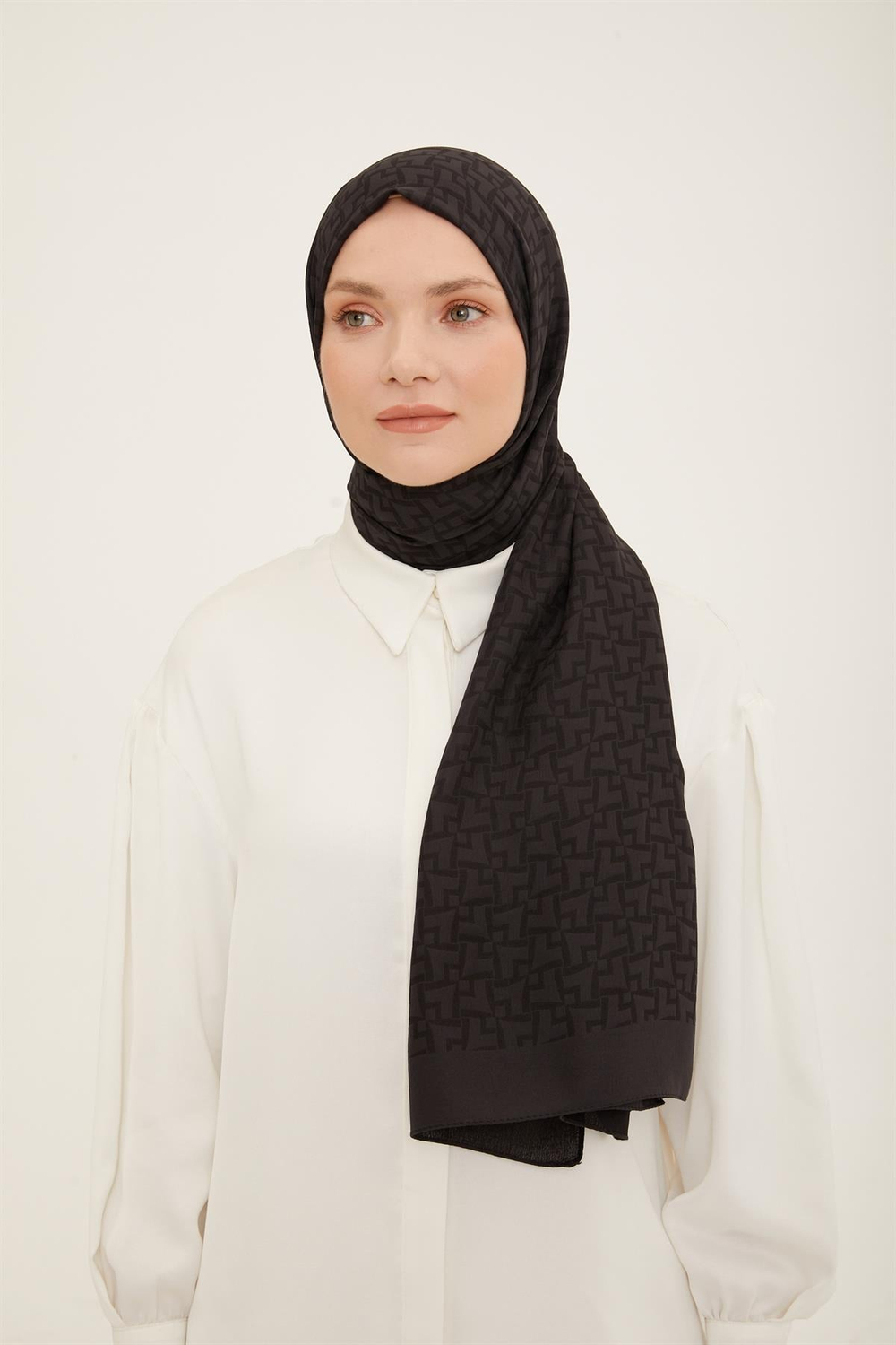 Armine Trend Ultra Light Şal - 11 - Siyah 83