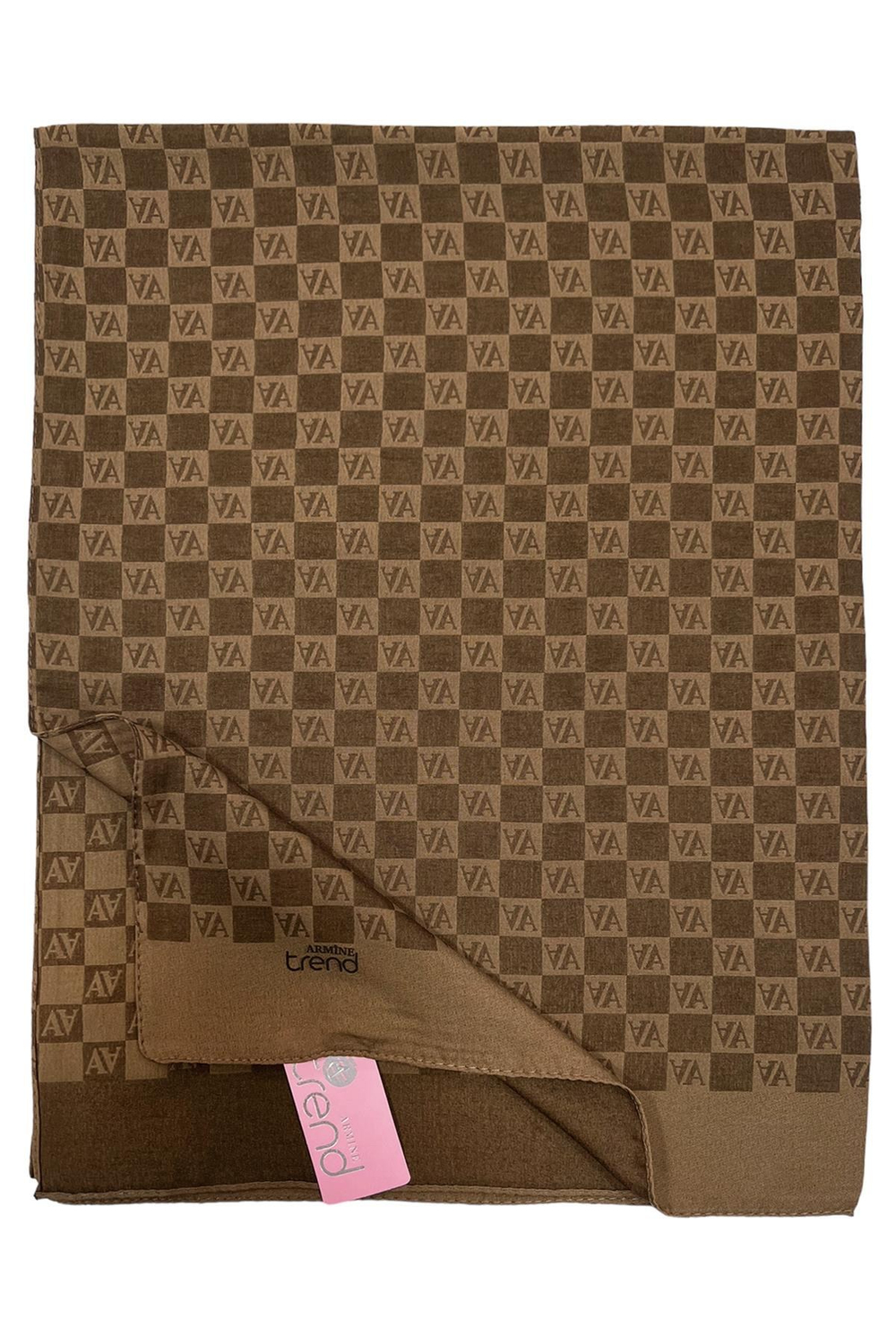 Armine Trend Ultra Light Şal - 14 - Kahve 23028