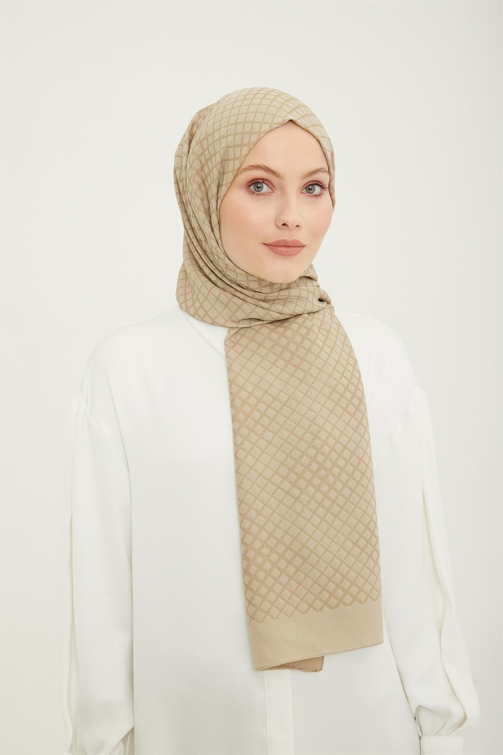 Armine Trend Ultra Light Şal - 9 - Soft Kahve 23016
