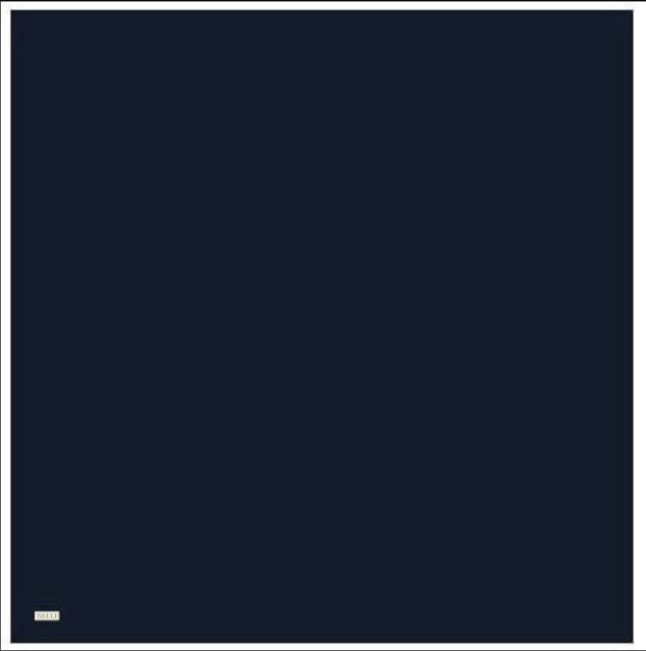 Belli Düz Twill İpek Eşarp - 444053-02 Lacivert