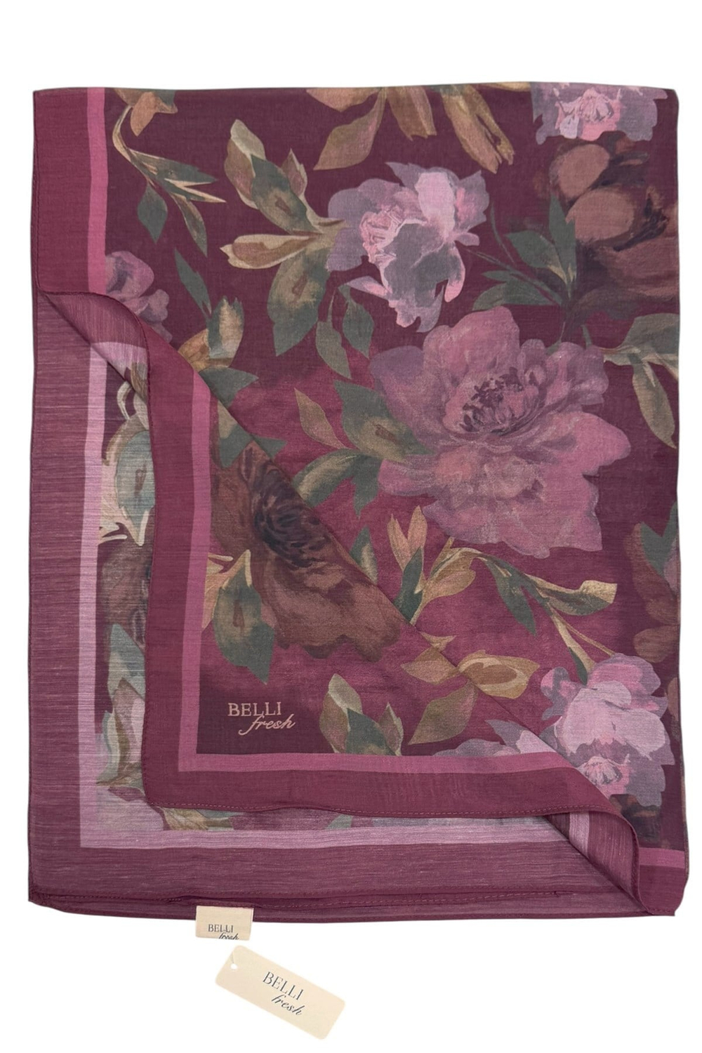 Belli Fresh Sanda Şal - 1362-79 Vişne