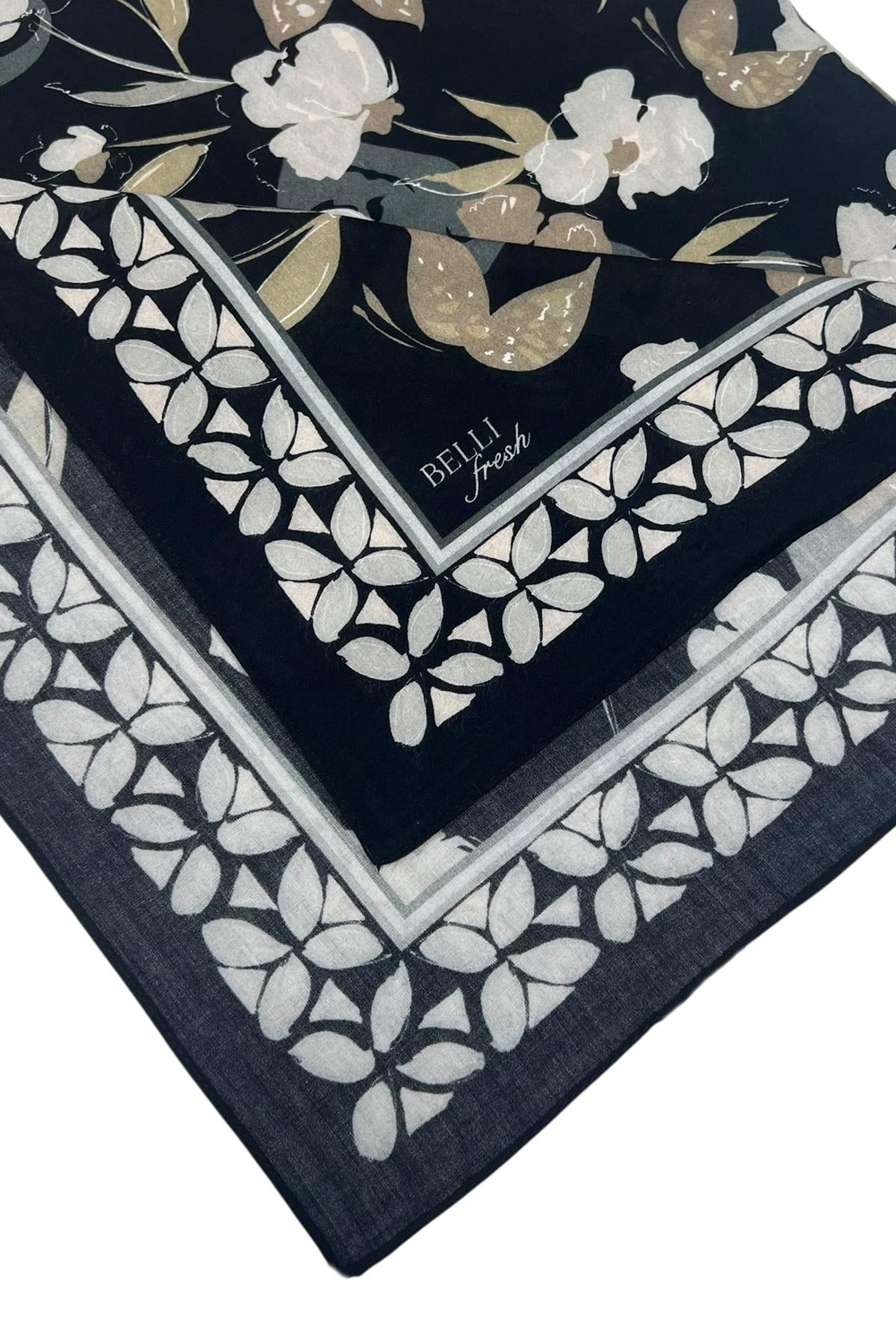 Belli Fresh Viona Şal - 3203-11 Siyah Taş