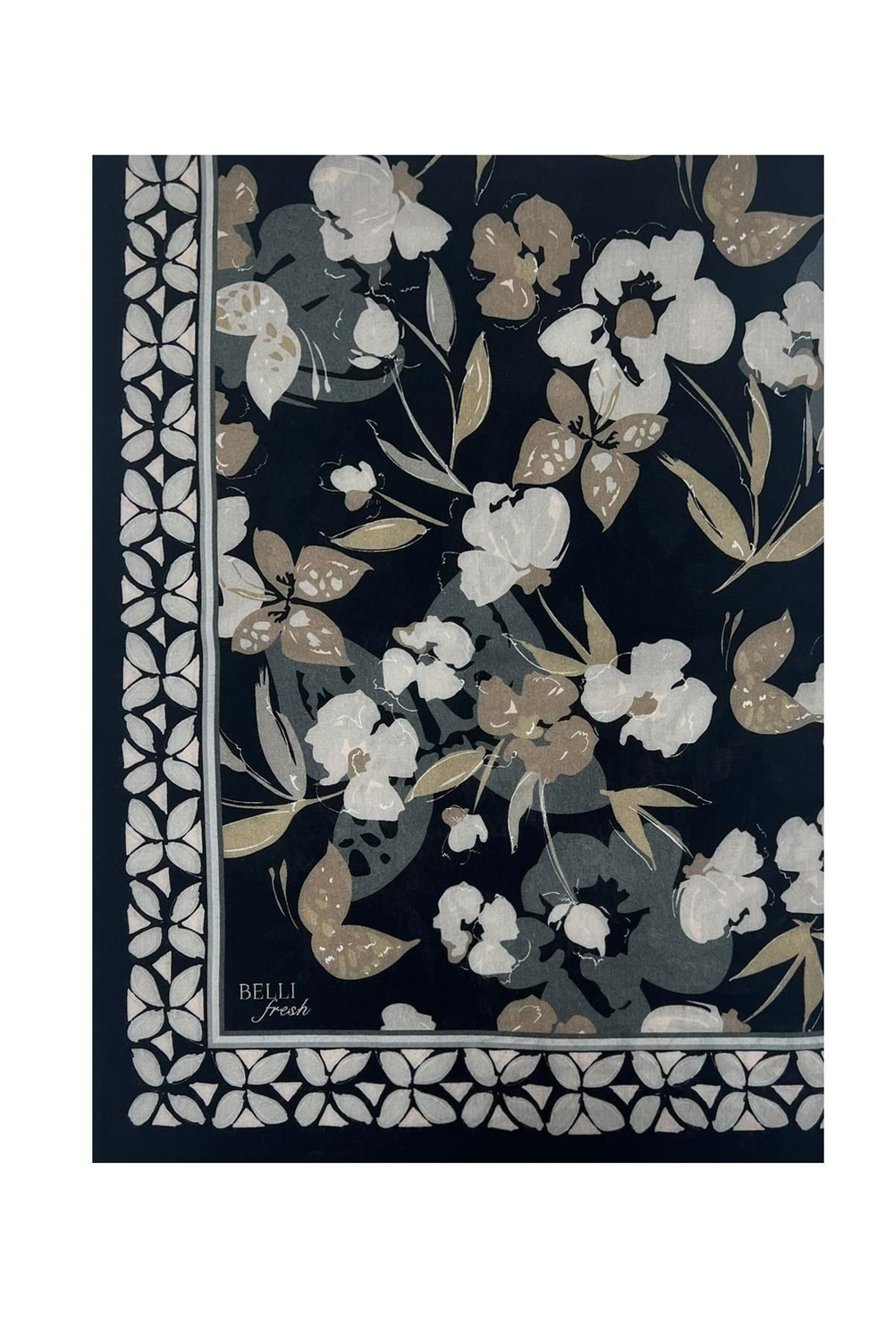 Belli Fresh Viona Şal - 3203-11 Siyah Taş