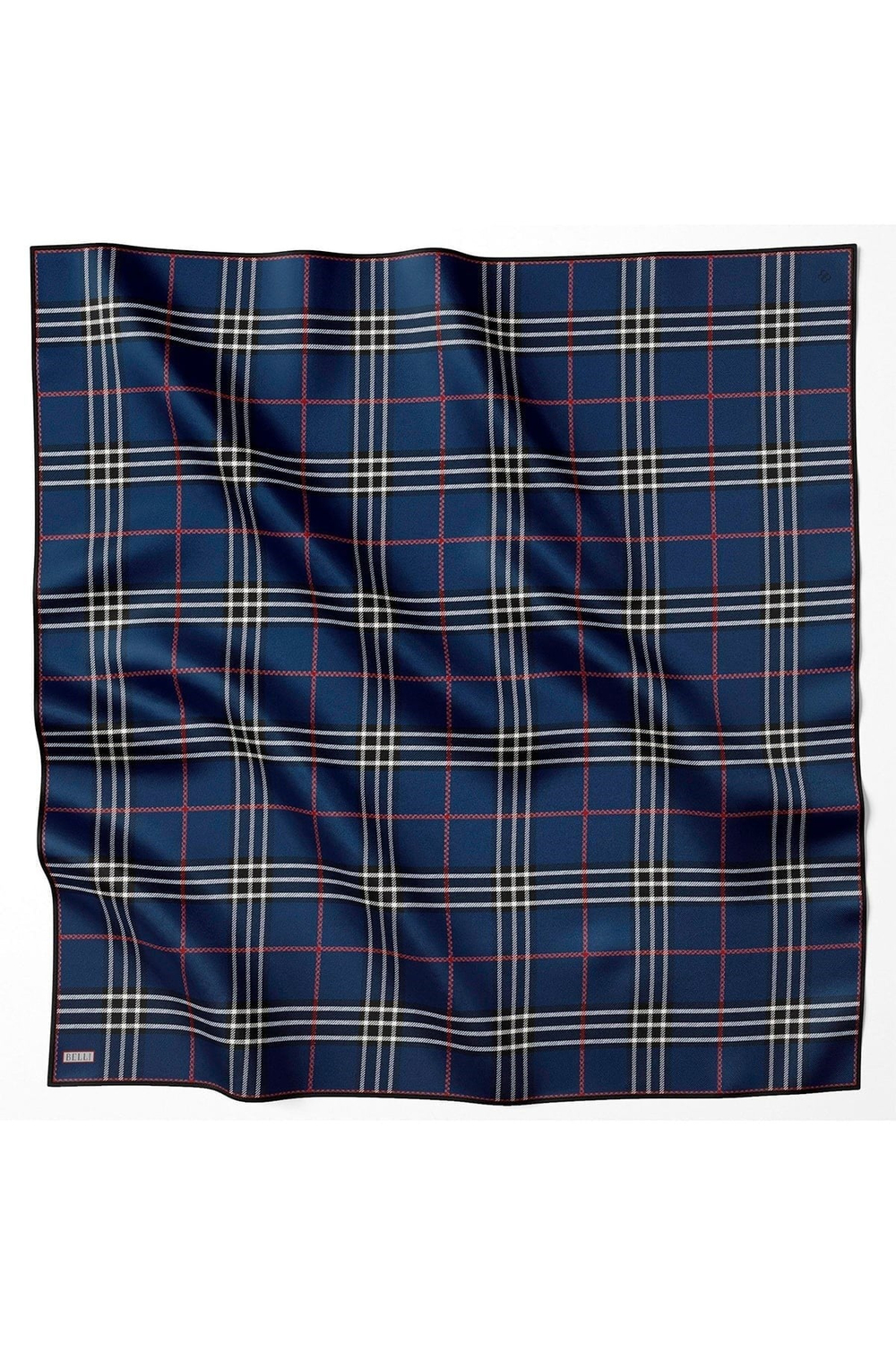 Belli İpek Eşarp - 4122-52 Lacivert Twill