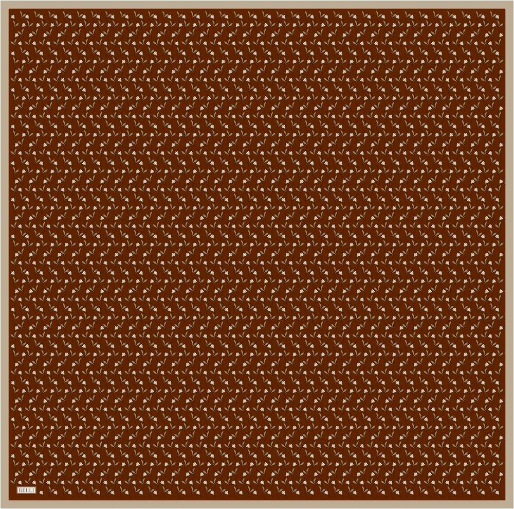 Belli İpek Eşarp - 4001-36 Bordo Twill