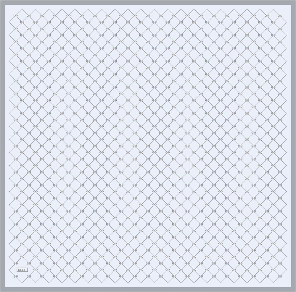 Belli İpek Eşarp - 4006-08 Açık Mavi Twill