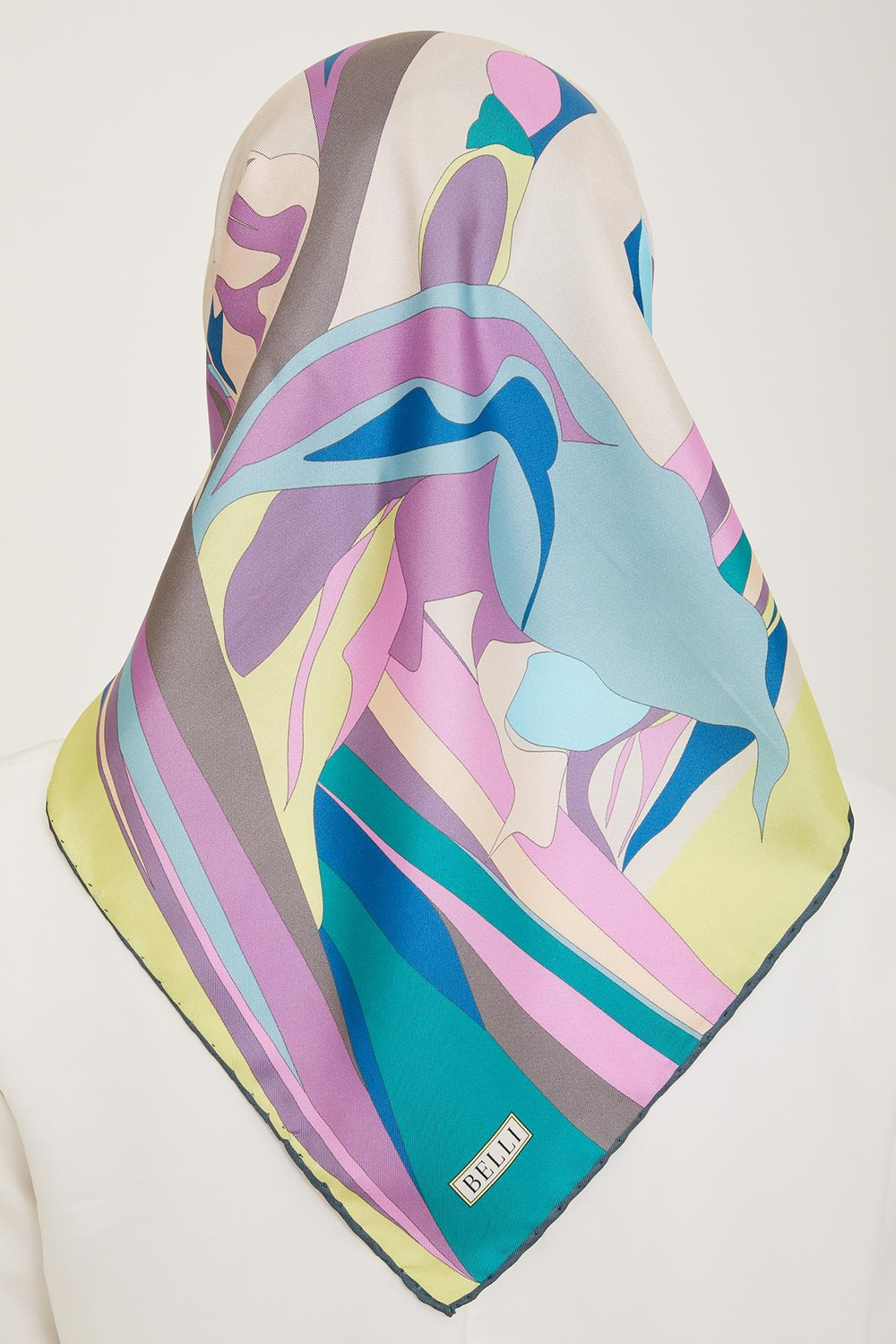 Belli İpek Eşarp - 4017-85 Pembe Twill