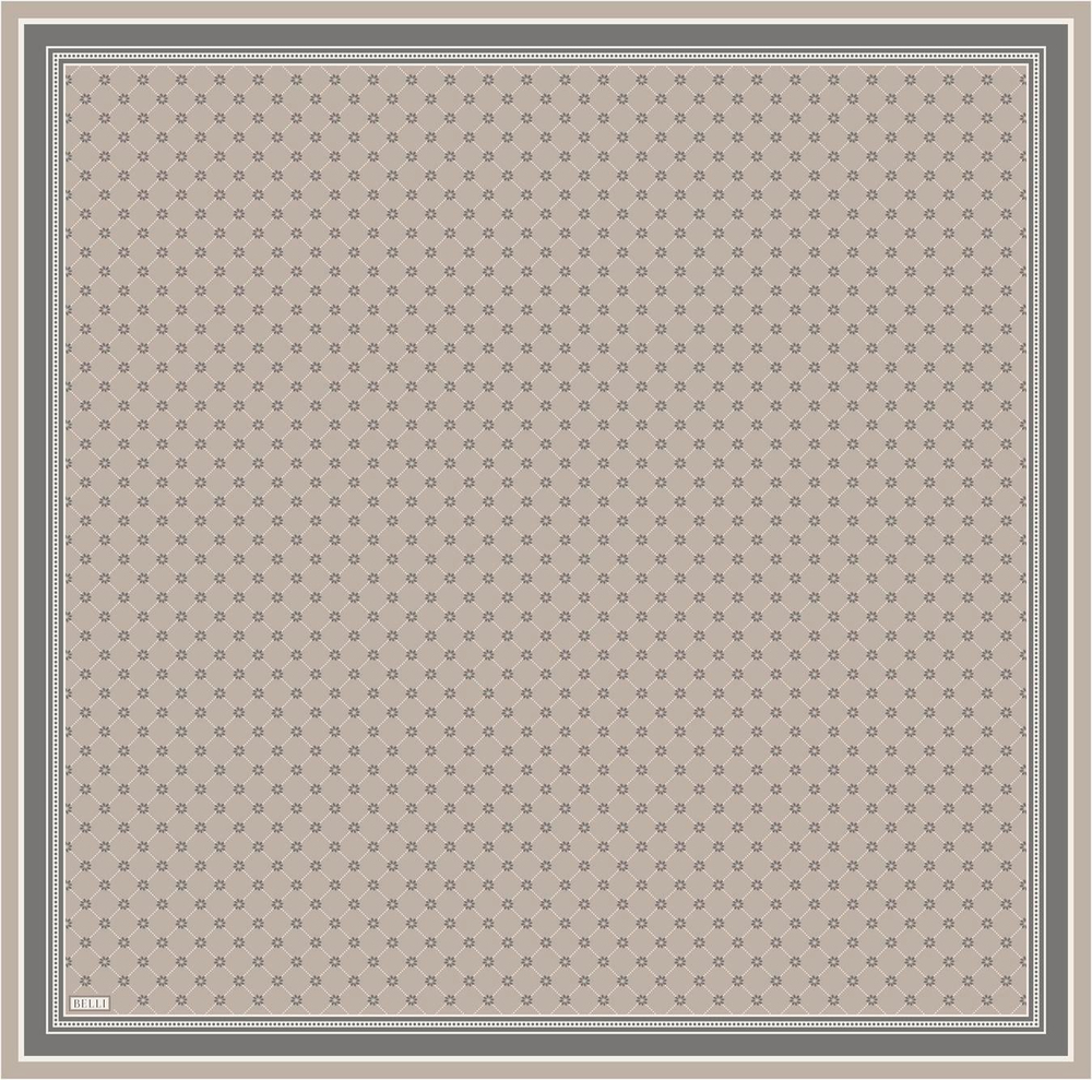 Belli Twill İpek Eşarp - 4030-03 Vizon