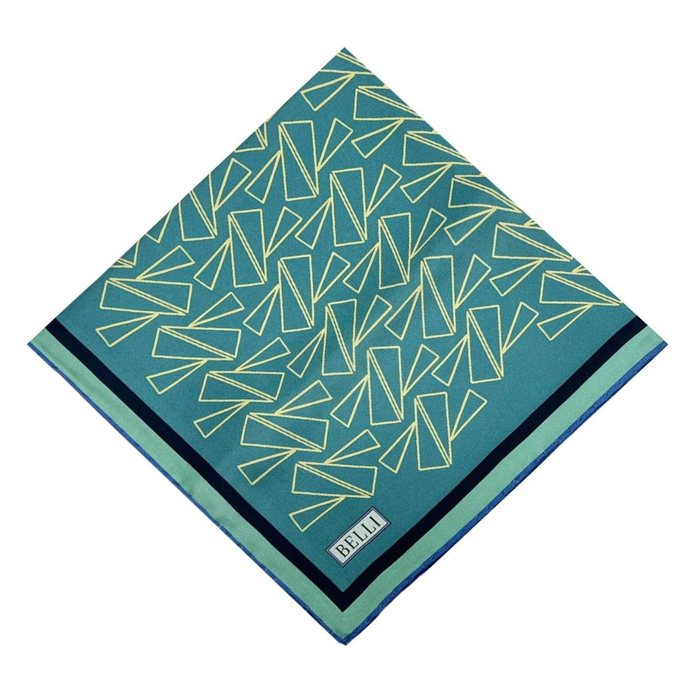 Belli İpek Eşarp - 4060-33 Açık Yeşil Twill