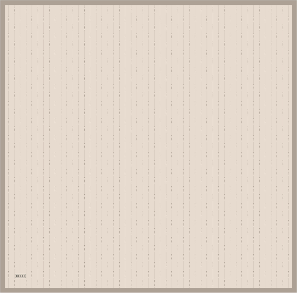 Belli Twill İpek Eşarp - 4061-03 Bej
